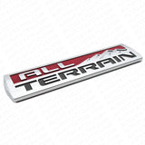 Chevy GMC All Terrain Rear Tailgate Letter Nameplate Emblem Badge Sport Chrome