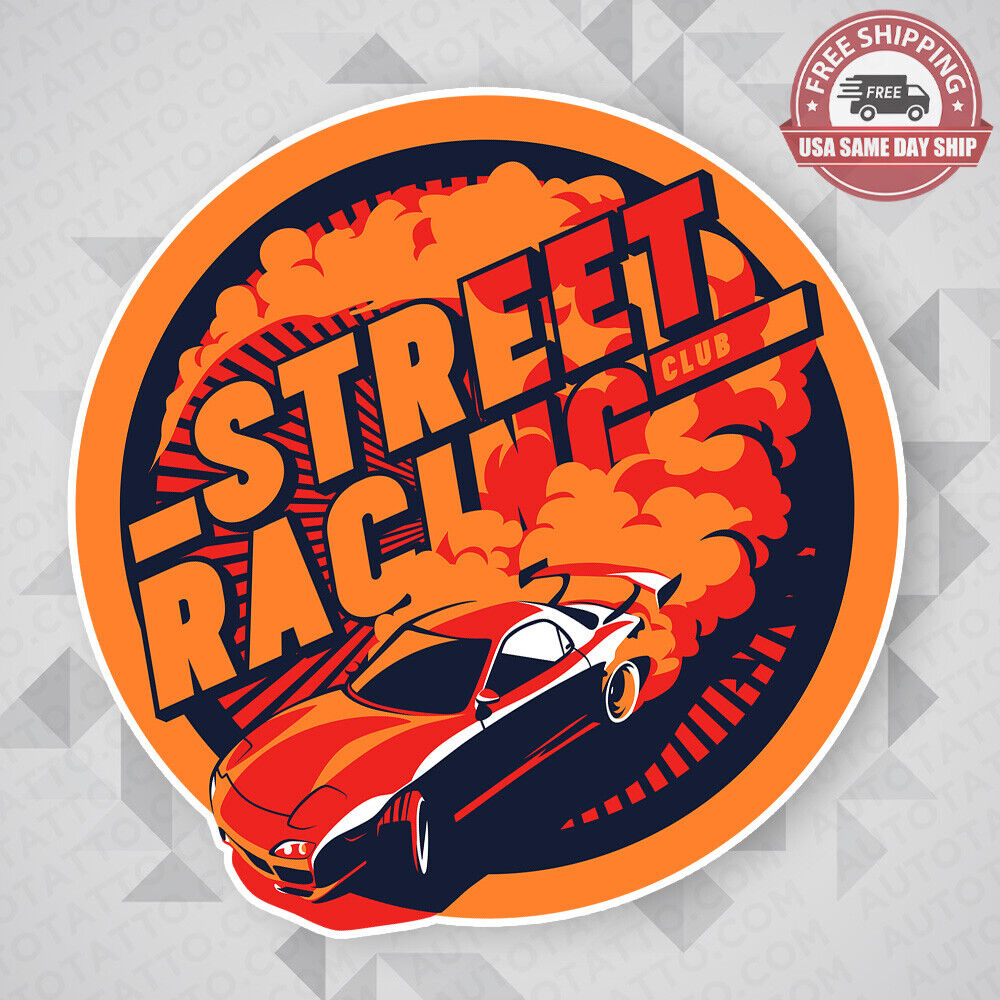 Personality Street Racing Club Sport Auto Car Van Truck Liftgate Window Decorate