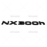 Lexus Liftgate Gloss Black NX 300h Letter Logo Badge Car Emblem Replace F-Sport