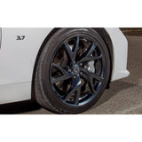 For Infiniti 3.7 Left or Right Fender Marker Badge Emblem Nameplate Gloss Black