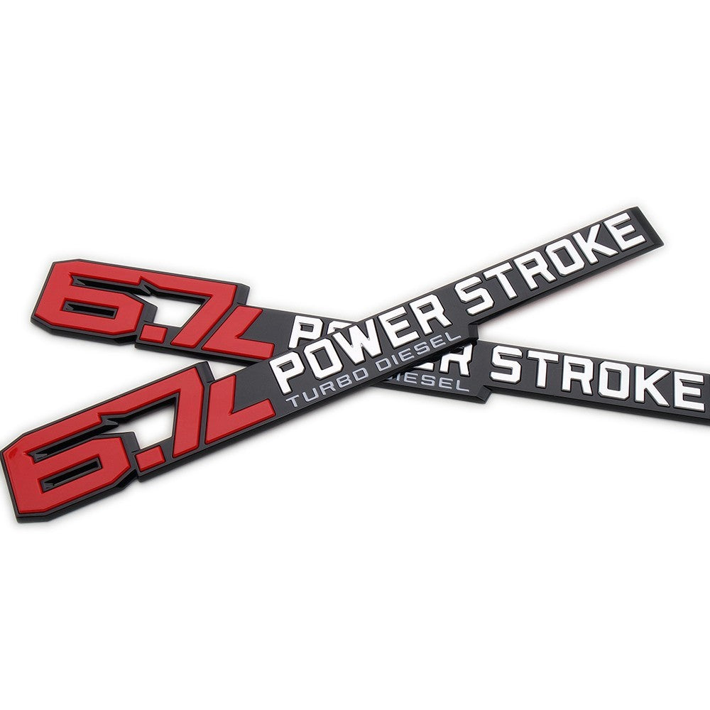 For 23-24-25 Super-Duty F-250 350 450 6.7L Power Stroke Diesel Door Emblem