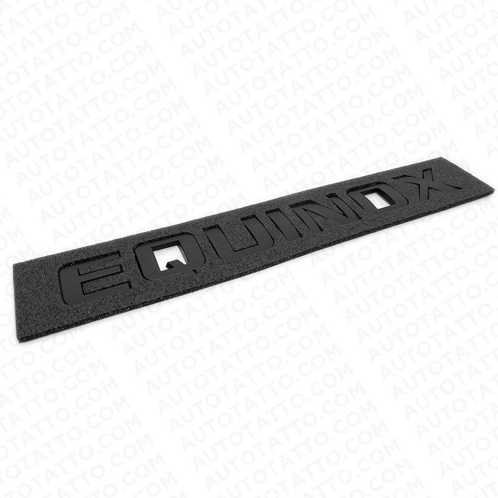 17-24 Chevy Equinox Liftgate Nameplate Letter Logo Badge Emblem Matte Black