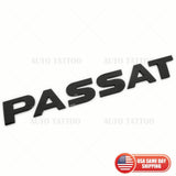 12-19 Volkswagen Passat Rear Truck Lid Nmaeplate Badge Emblem Black