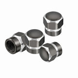 4pcs Universal Car Tire Wheel Valve Stem Caps Hex Design Dust Cover Accessories