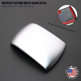 Matte Silver Central Control Armrest Decorative Cover Trim For NEW GLE GLS Class
