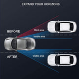 2pcs Car Side Mirror Wide Angle Blind Spot Stick on Car Mirror Rear View Mirror