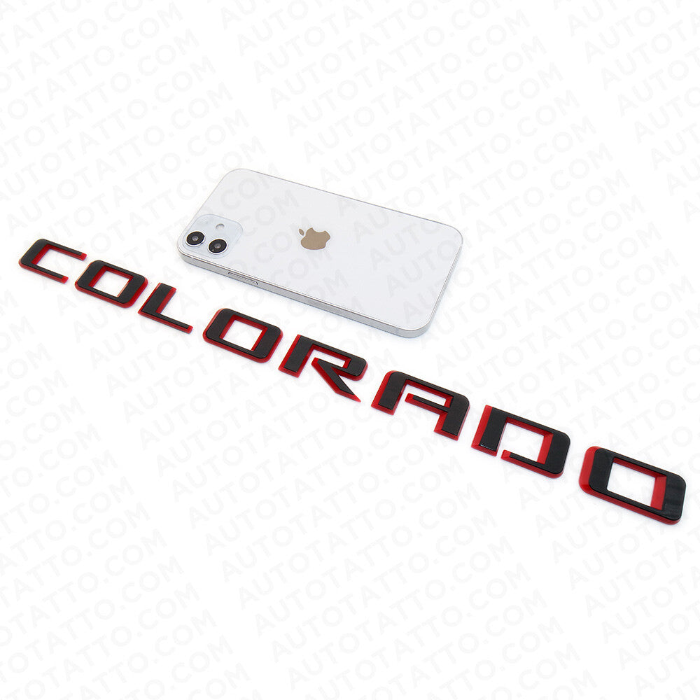 21+ Chevy Colorado Fender / Tailgate Redline Badge 3D Logo Emblem Truck Sport