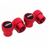 For Aspec Roundel Style Car Wheels Tire Air Valve Caps Stem Dust Cover Sport
