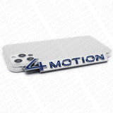 18-23  Fit VW 4 Motion Rear Trunk Nameplate Badge Metal Emblem Chrome Blue