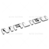 Chevy Malibu Trunk Lid Door Letter Emblem Logo Badge Nameplate OEM Chrome Sport