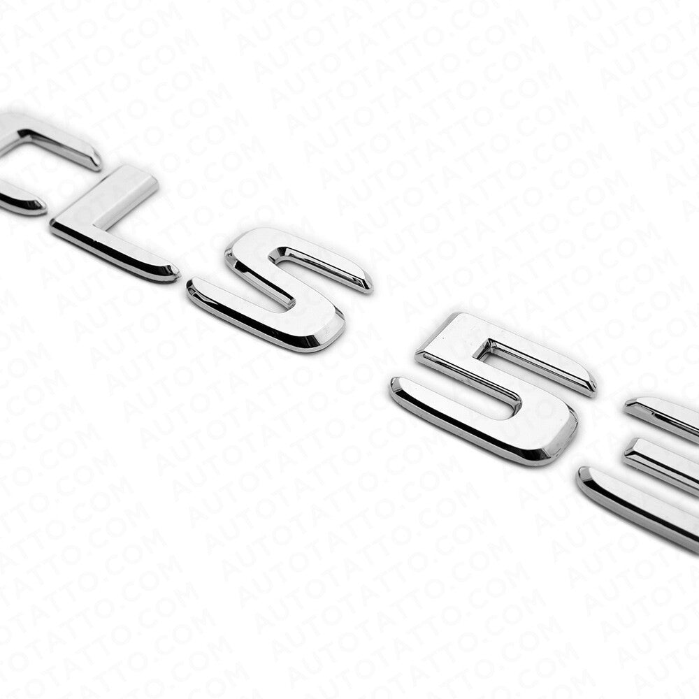 19-21 Mercedes-Benz CLS 53 CLS53 Letter Emblem Trunk Logo Badge AMG Sport Chrome