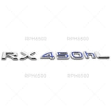 Lexus Liftgate OEM Chrome RX 450hL Letter Logo Badge Car Emblem Replace F-Sport