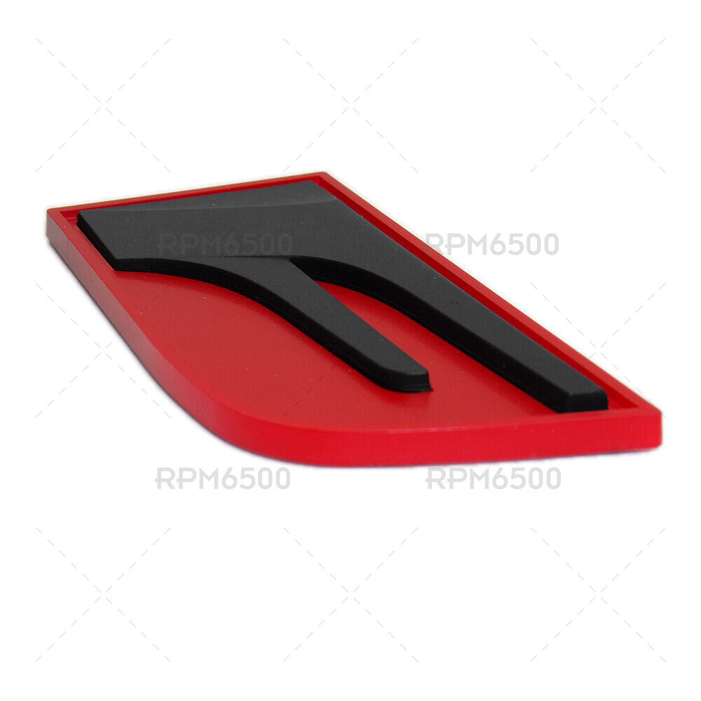Lexus Black Red IS GS RC F Fender Letter Logo Badge 3D Decal Emblem Car F-Sport