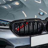 For BMW F31 F30 220i G20 Front Grille Bar V Brace Insert Trim Strips Cover Red