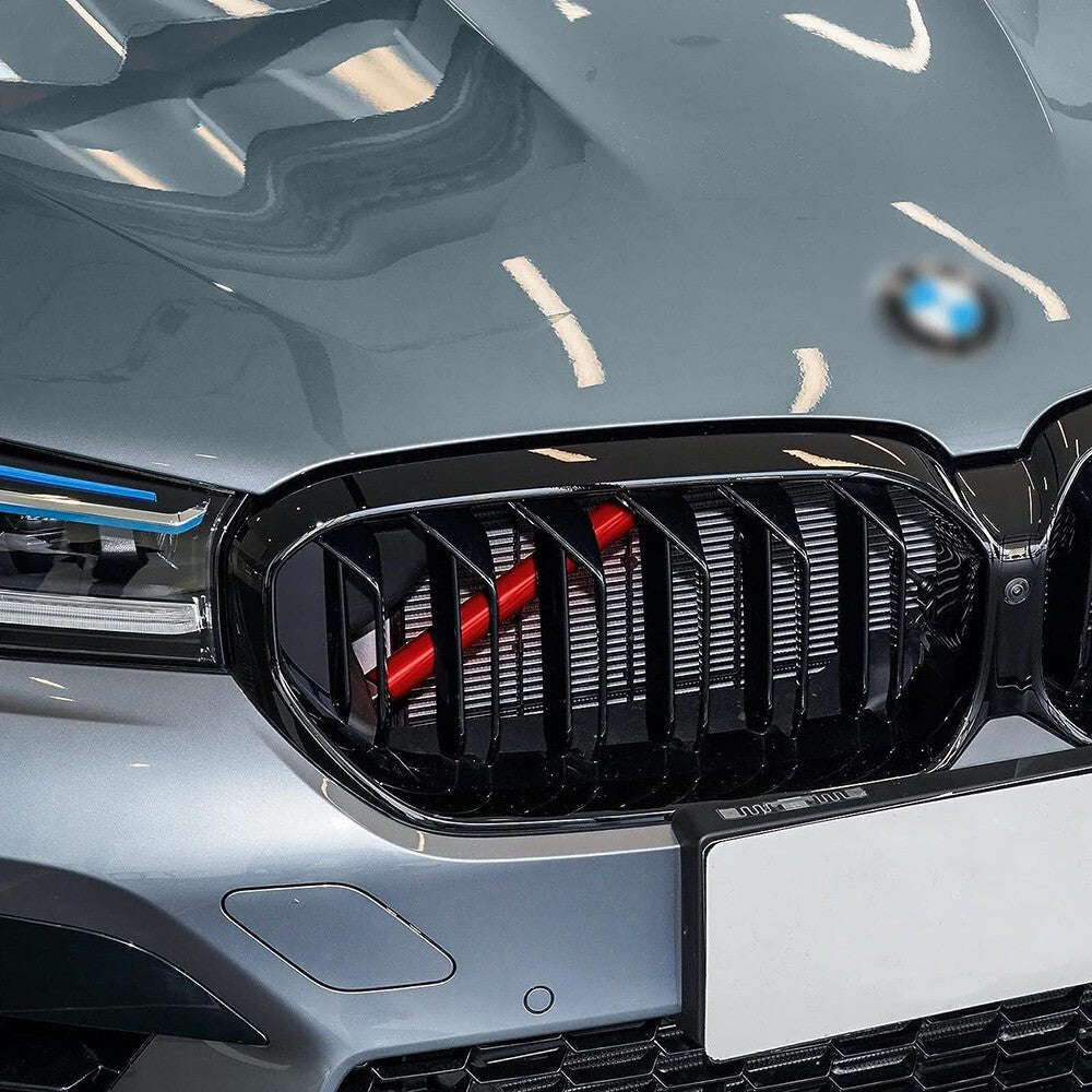 For BMW F31 F30 220i G20 Front Grille Bar V Brace Insert Trim Strips Cover Red