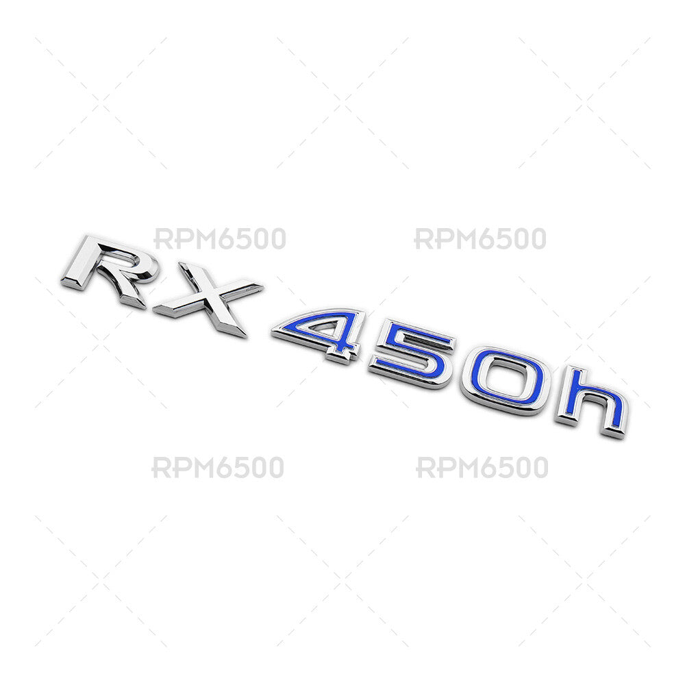 Lexus Liftgate OEM Chrome RX 450h Letter Logo Badge Car Emblem Replace F-Sport
