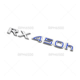 Lexus Liftgate OEM Chrome RX 450h Letter Logo Badge Car Emblem Replace F-Sport