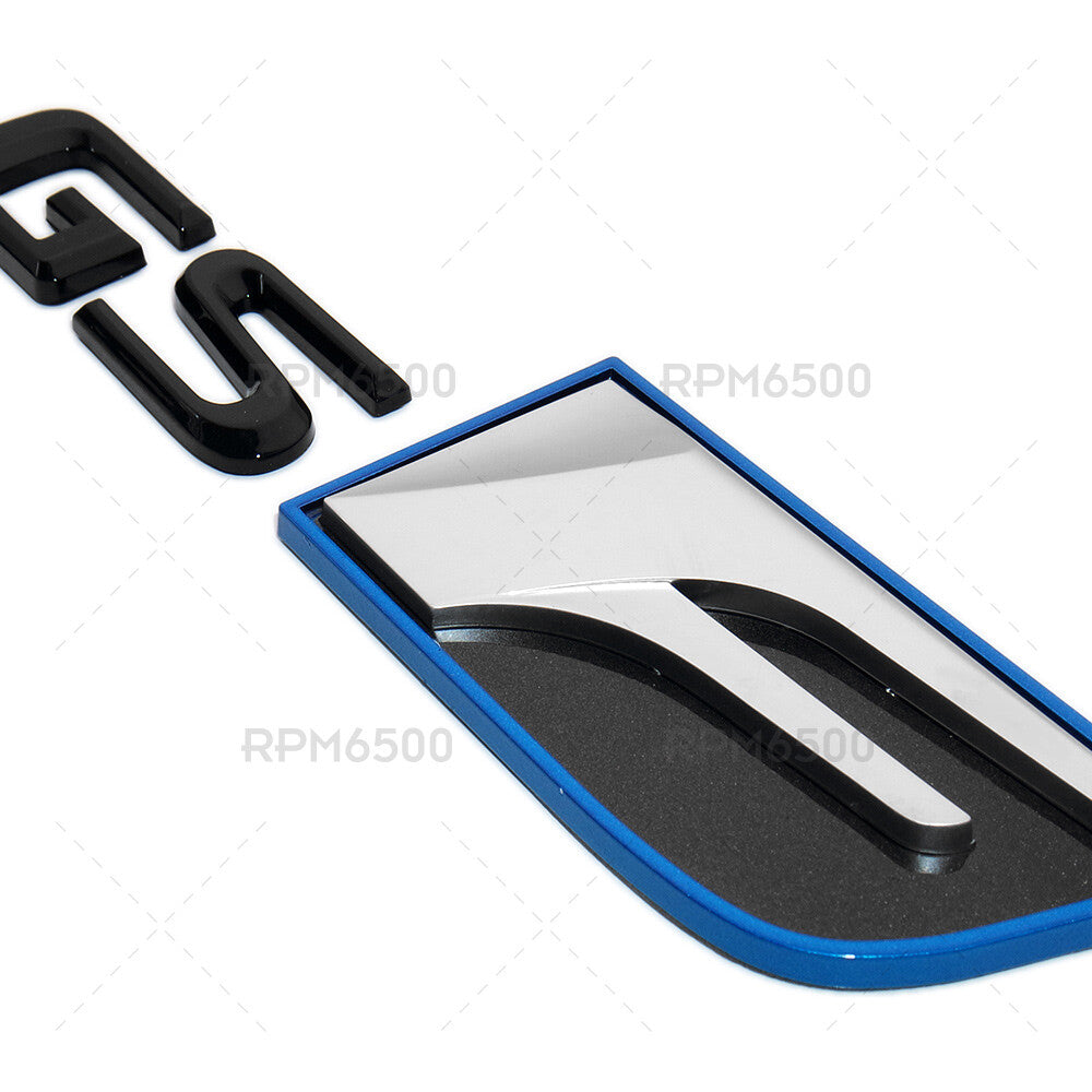 Lexus Trunk Lid Gloss Black GS F Letter Logo Badge 3D Decal Sport Emblem F-Sport