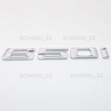 For BMW 650i Chrome Letter Logo Emblem Badge Trunk Lid M Performance F06 F12 F13