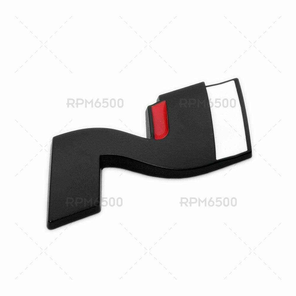 Universal Sport Rear Liftgate Trunk Logo Badge Nameplate Emblem Black White