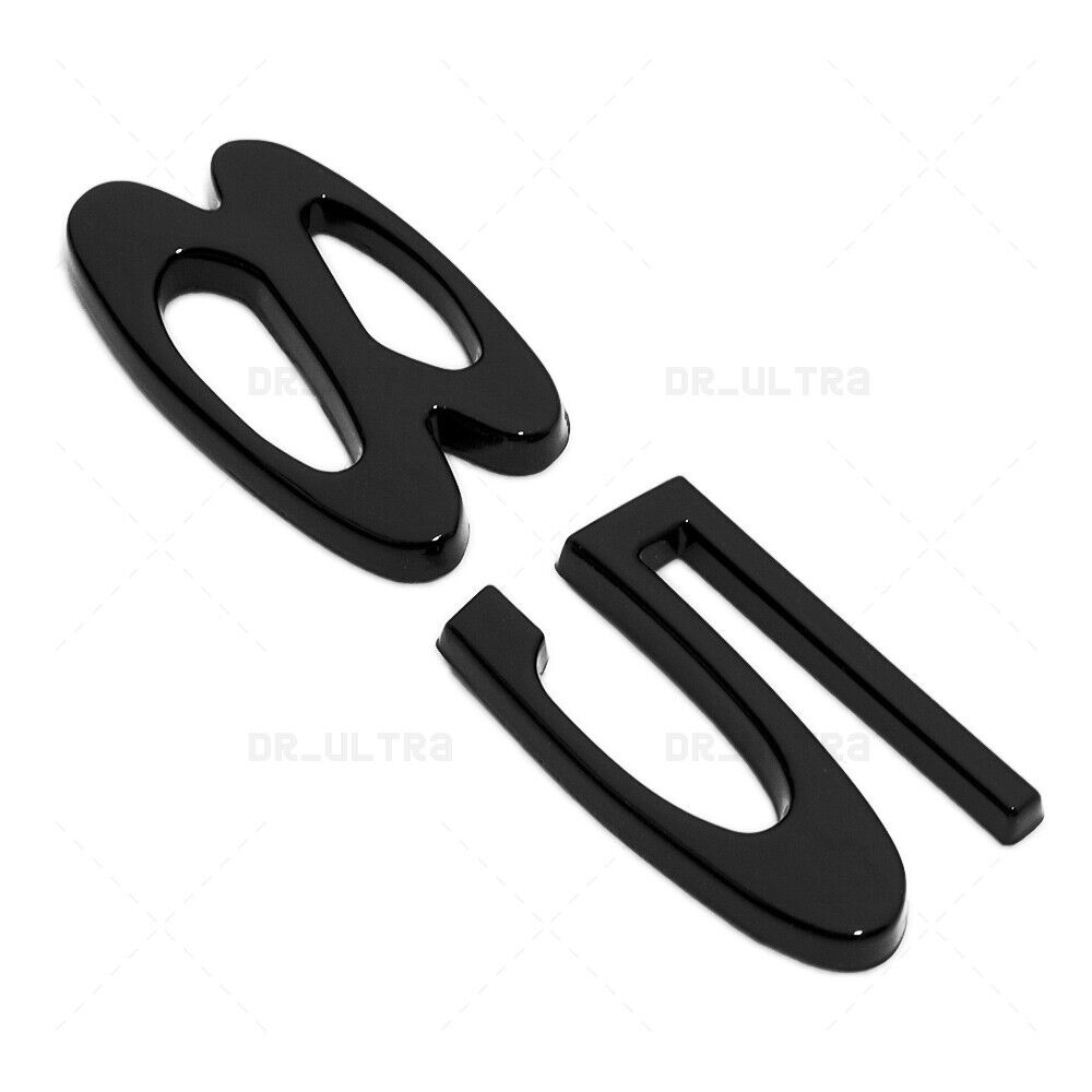 Tesla Rear Liftgate Lid Model 85 Nameplate Logo Badge Emblem Sport Gloss Black