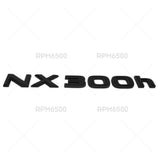 Lexus Liftgate Matte Black NX 300h Letter Logo Badge Car Emblem Replace F-Sport