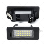 2x No Error LED License Plate Light Assembly For BMW 1 3 5 Series X1 X3 X5 X6 M3