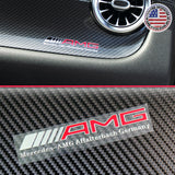 AMG Edition Interior Emblem Aluminum 3D Decal Sticker Badge Decorate Logo Gift