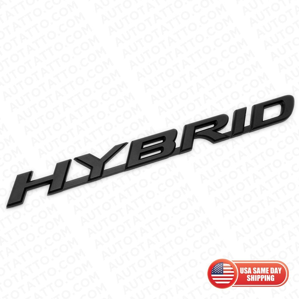 Lexus 15-21 "HYBRID" Rear Door NX 300 300H Nameplate Letter Badge Emblem Black