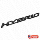 Lexus 15-21 "HYBRID" Rear Door NX 300 300H Nameplate Letter Badge Emblem Black