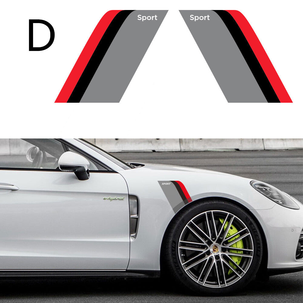 Universal Sport Side Door Fender Sticker Racing Vinyl Decal Car Truck SUV Decor
