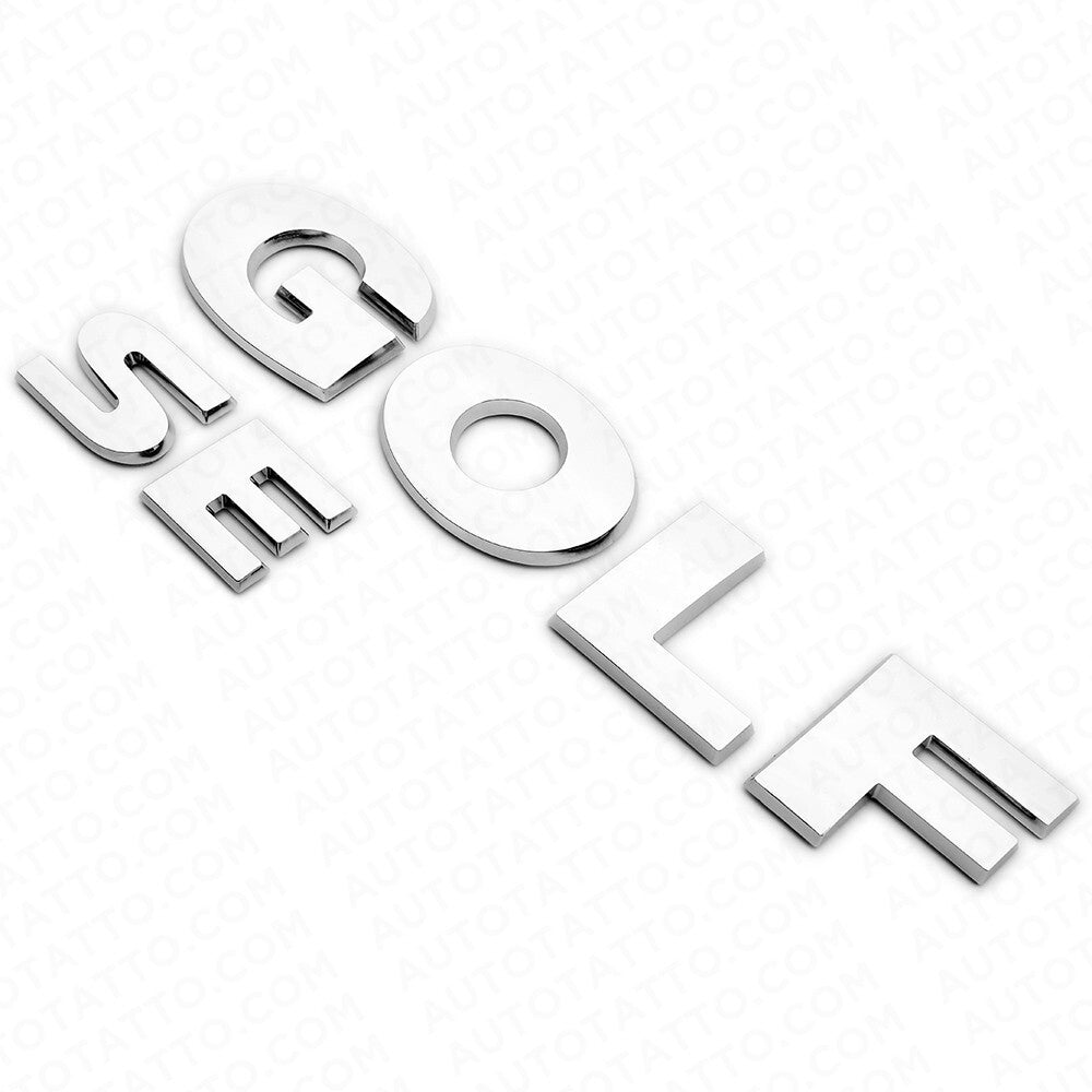 2015-2021 Volkswagen Rear Liftgate Golf SE Nameplate Emblem Badge Chrome