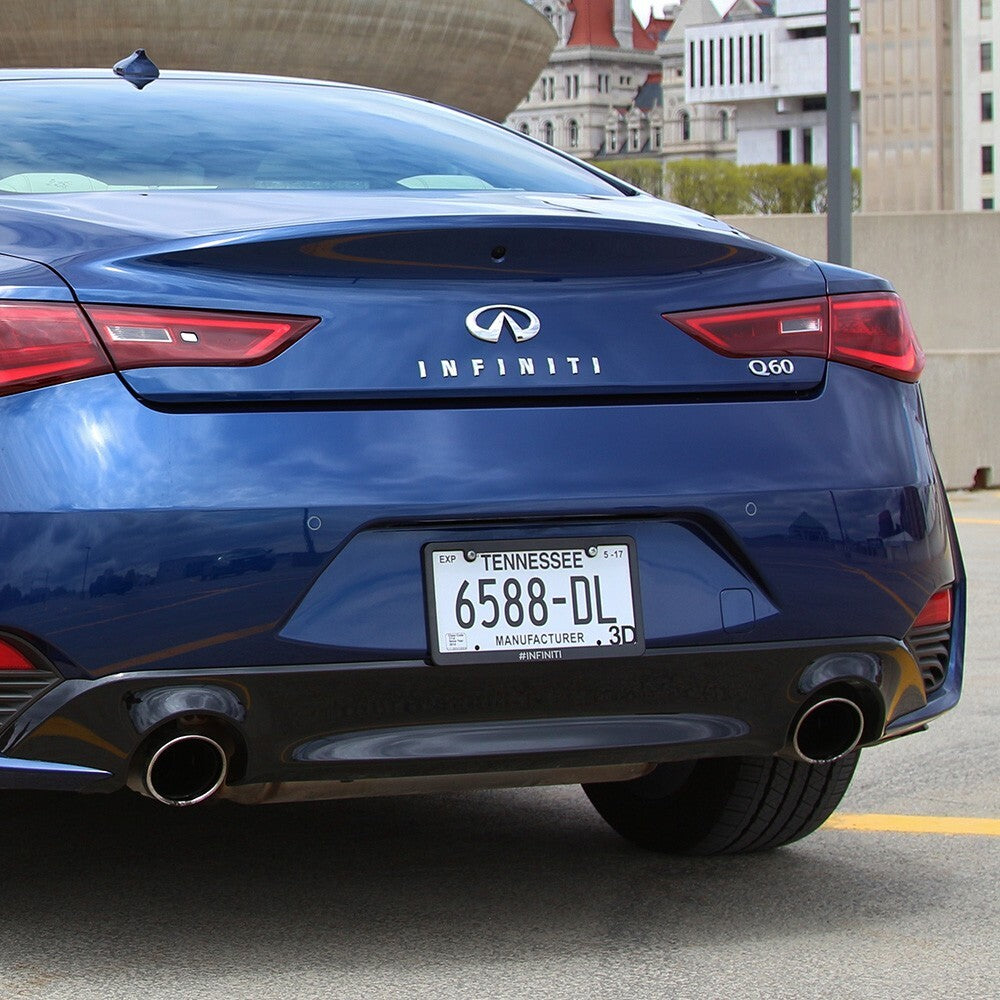 17-22 Infiniti Q60 Rear Luggage Lid Nameplate Emblem Badge Logo Chrome