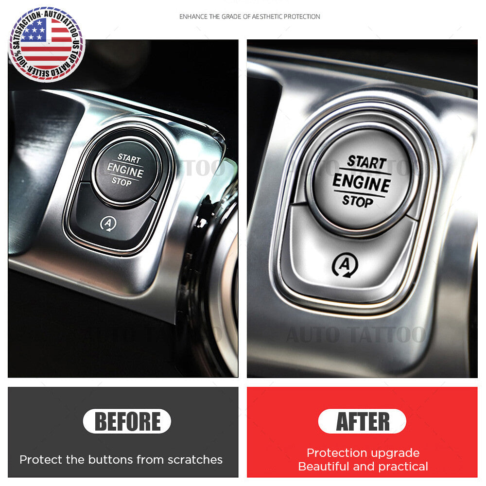 Mercedes GLA GLB CLA A Engine Start Stop Keyless Button Decorate Switch Cover