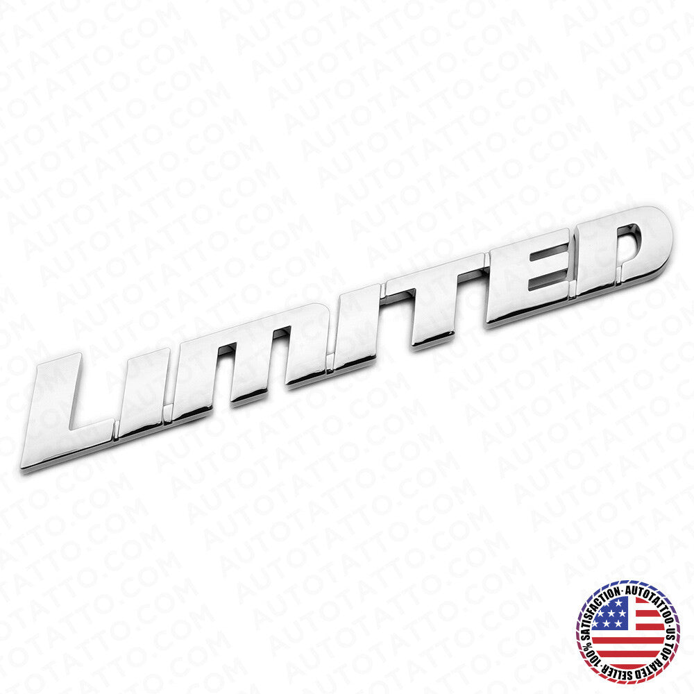 For 4Runner Sequoia Tacoma Tundra Limited Letter Rear Door Emblem Badge Sport