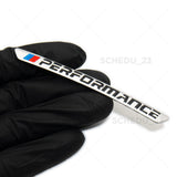 4x BMW New M Performance Wheels Aluminum Sticker Badge Logo Emblem M Power Sport