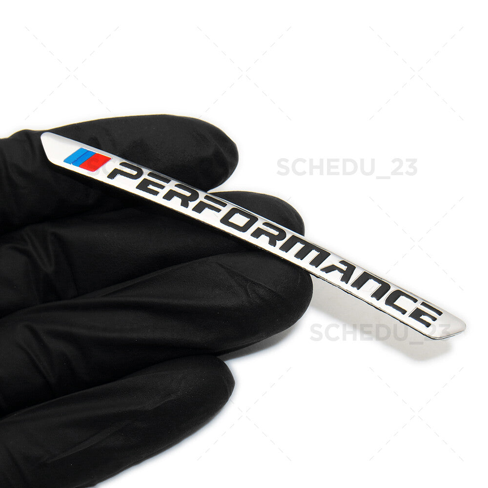 4x BMW New M Performance Wheels Aluminum Sticker Badge Logo Emblem M Power Sport