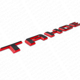 2021+ Chevy Tahoe Redline Front Side Door Vehicle Nameplate Emblem Decorate