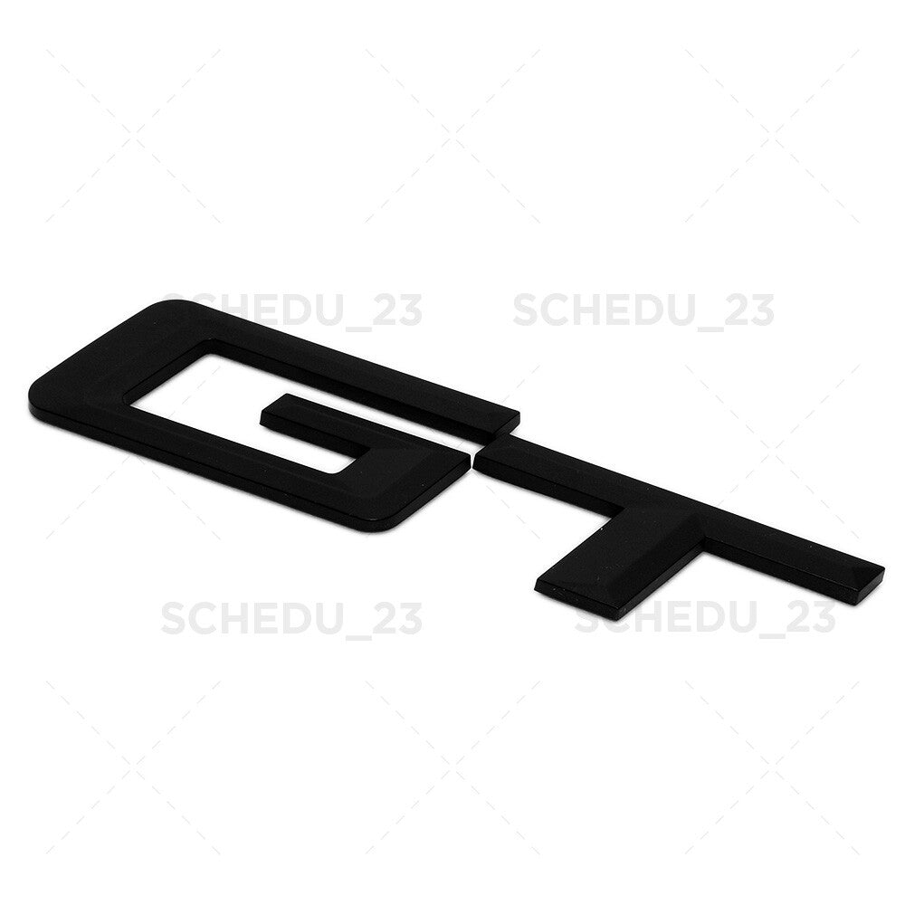 18-19 Matte Black GT Trunk Lid  Letter Emblem Badge 6 Series Performance