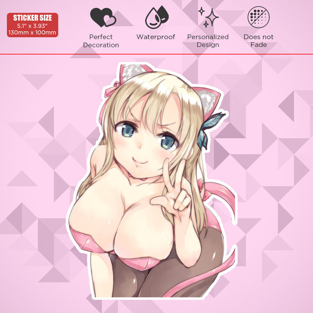 Anime Cartoon Sexy Lady Bikini Body Sticker Decal Home Car Door Window Decorate