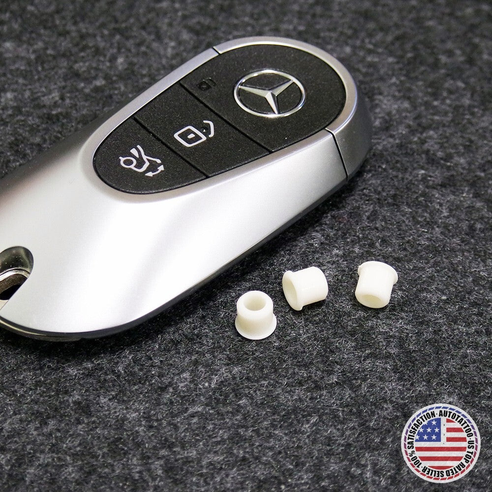3pcs 14-20 Mercedes C E G S GLC GLK Emblem Grommet AMG Hood Trunk Emblem Grommet