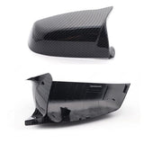 Carbon Fiber Style Side Mirror Cover For 07-13 BMW E60 F07 F10 E63 E64 F12 F13
