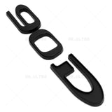 Tesla Rear Liftgate Lid Model 90D Nameplate Logo Badge Emblem Sport Matte Black