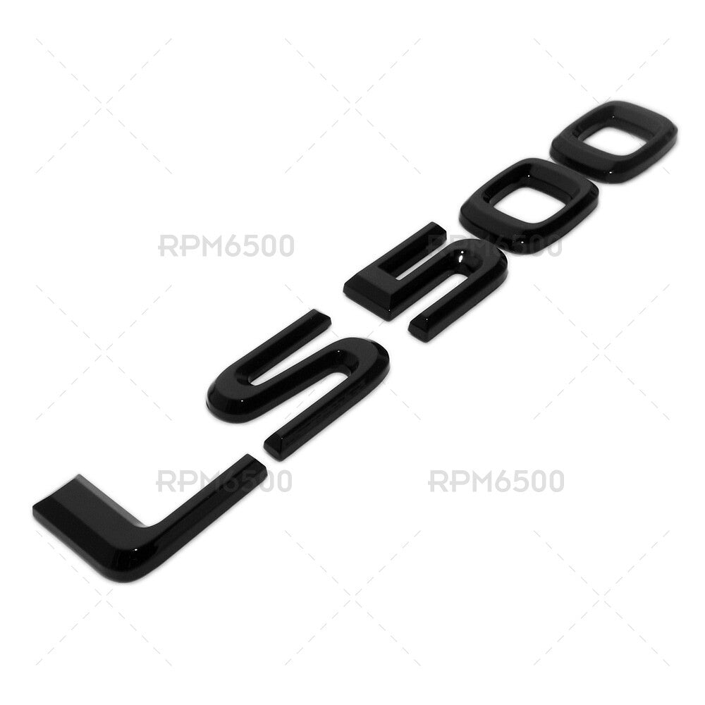 For Lexus Rear Turnk Lid LS 500 Letter Logo Badge Emblem Car Replace Gloss Black