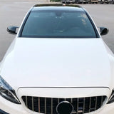 Gloss Black Mercedes W205 W213 X253 W222 C E S GLC Horn Mirror Cover Replace