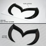 Mazda Gloss Black Bat Batman Style Nameplate Emblem Badge 3D Sticker Sport