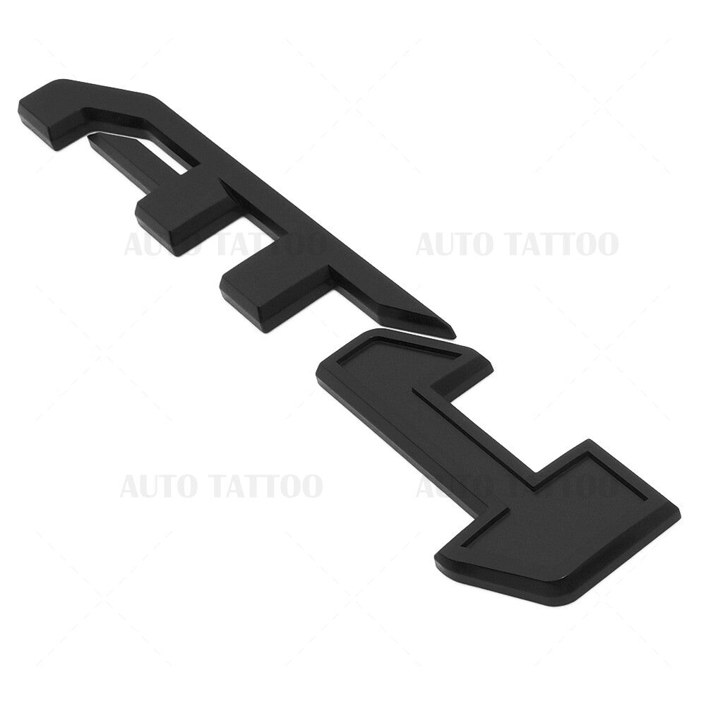 GMC Canyon Sierra AT4 Rear Tailgate Badge Logo Emblem Nameplate Matte Blackout
