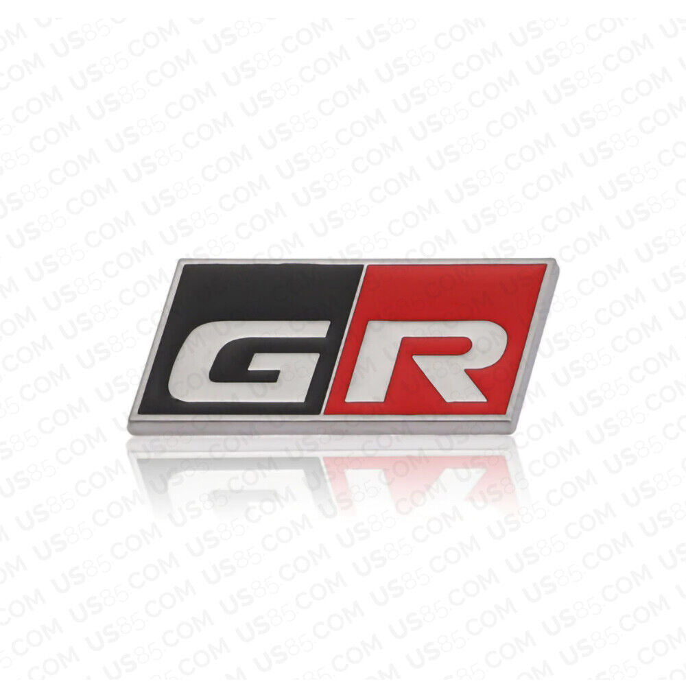 3D Fashion Metal GR/GR Sport Car Decal Badge Emblem Sticker for Auto Decoration