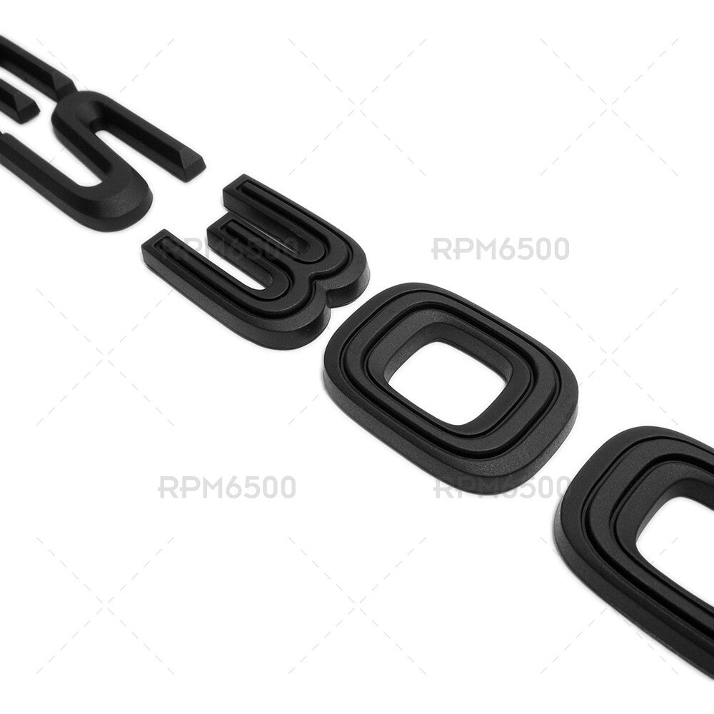 For Lexus Trunk Matte Black ES 300h Letter Logo Badge Car Emblem Hybrid F-Sport