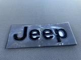 Jeep 1 (one) 2018-2024 Wrangler/Gladiator Fender w/ Back Outline Emblem Badge - Black